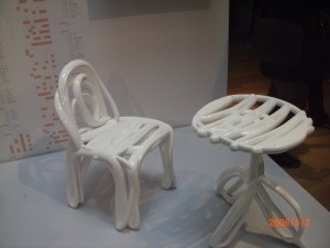 The "printed" furniture